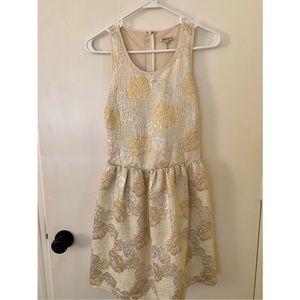 Lucy & co. Cream colored dress